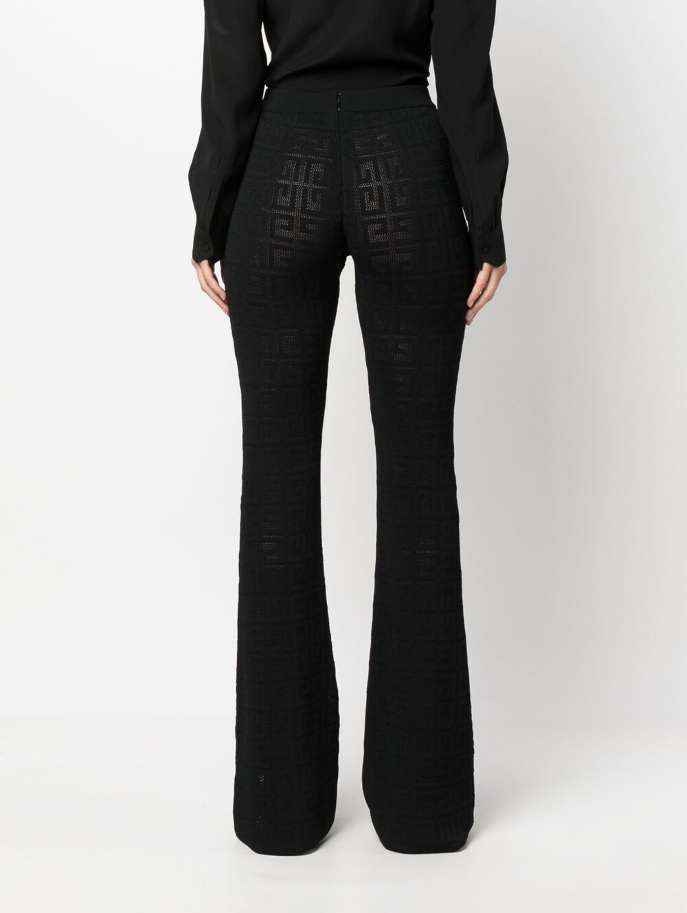 NWT GIVENCHY 4G JACQUARD FLARED PANTS